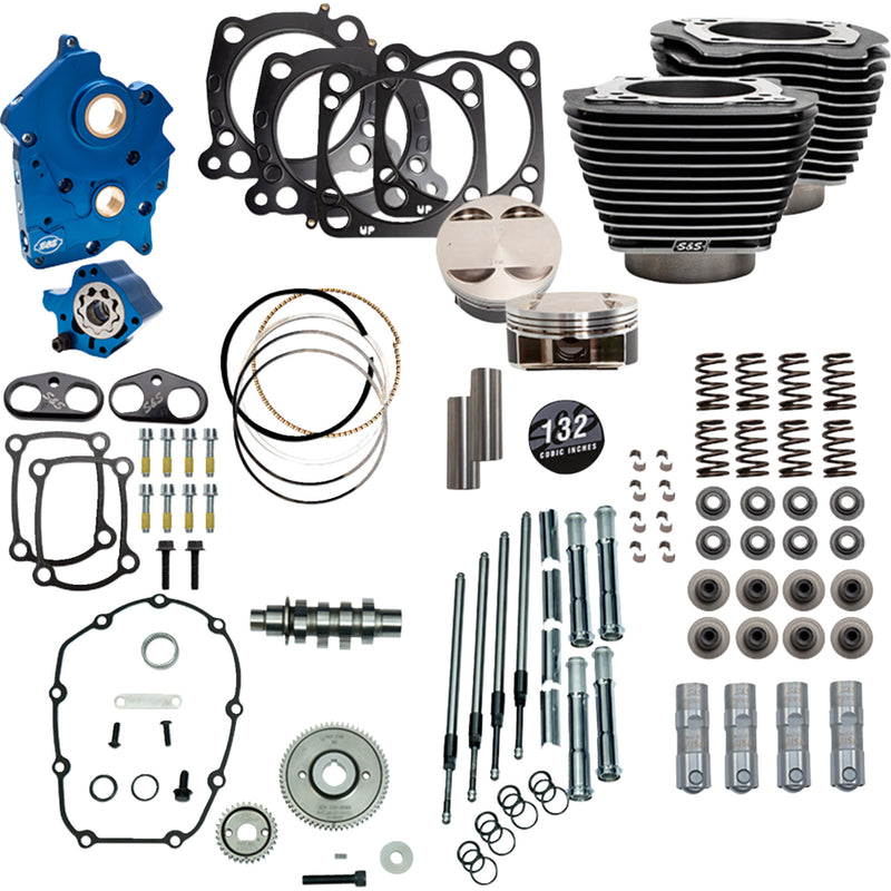 S&S Cycle Performance Kit Power Package - 310-1238D For Harley Motorcycles 2017-2026