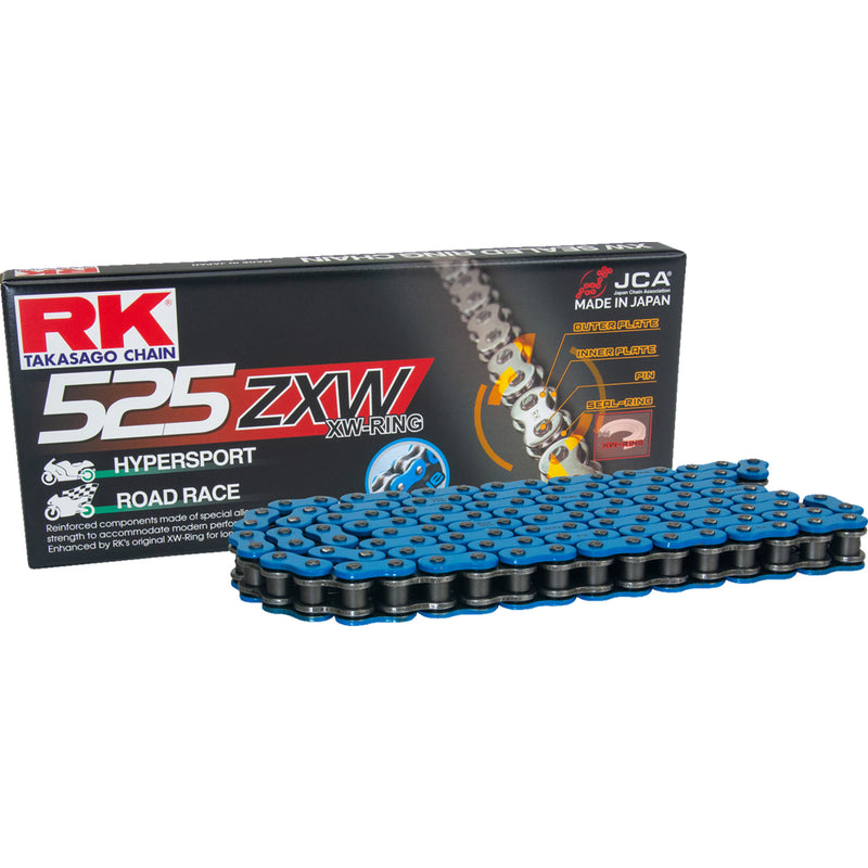 RK 1225-0830 BB525ZXW-RL Sealed Chain (ZXW) Connecting Link — 525 ZXW 525 ZXW - Connecting Link - Rivet - Blue
