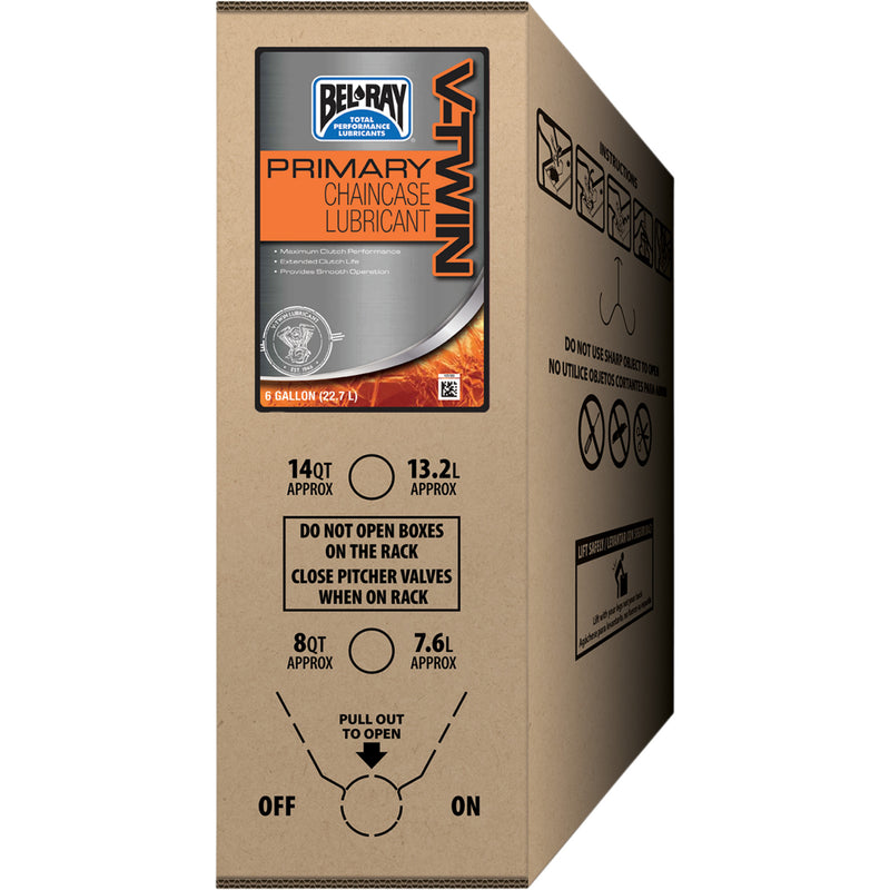 BEL-RAY 3604-0022 301830150033 Primary V-Twin Chaincase Lubricant Primary Chain Case Lube - 6 U.S. gal. - Bag-In-Box