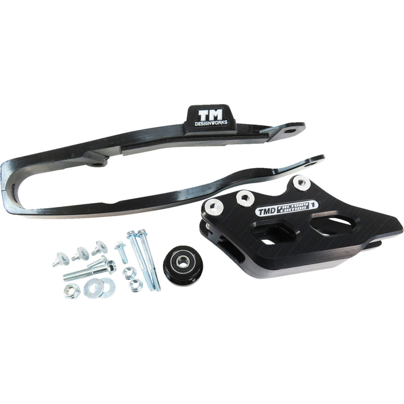T.m. Designworks Chain Guide And Slider Kit - YCP-OR9-BK Yamaha YZ 450 2023