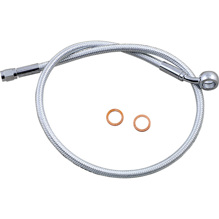 MAGNUM SHIELDING 1741-6155 AS378126 Alternate Length Upper Brake Line - 12mm-35° - 26" - Sterling Chromite II