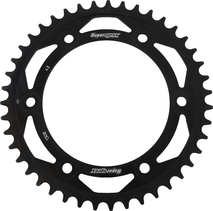 Supersprox 106-130843 RFE-1308-43-BLK REAR SPROCKET STEEL 43T-520 BLK HON