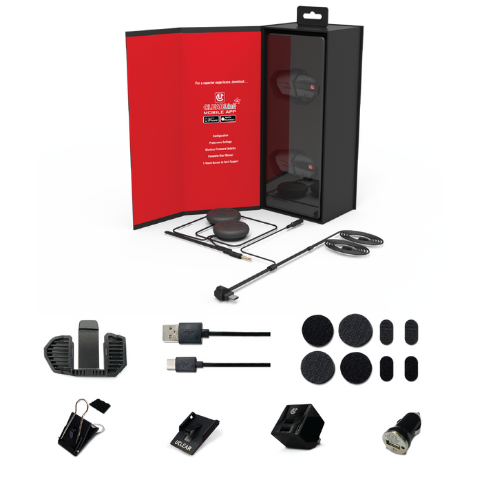 Uclear HDX-V Helmet Audio Kit