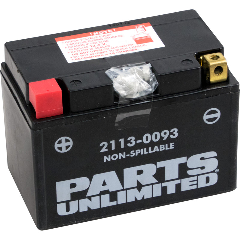 Parts Unlimited Battery - 2113-0093 For Honda Motorcycles 1985-2020 | BMW R1200GS Adventure / F700GS / R1200GS / 1200 2008-2019