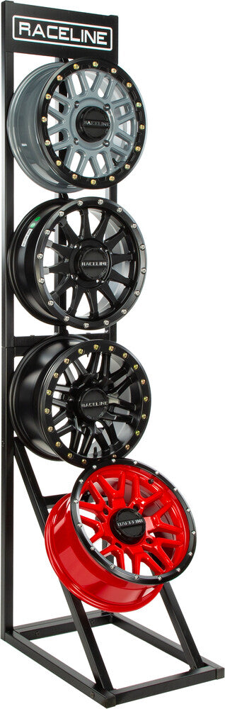 Raceline Wheels 570-RACELINEDISP P-WHEELDISPLAY-UTV-4 RACELINE WHEEL DISPLAY HOLDS FOUR WHEELS