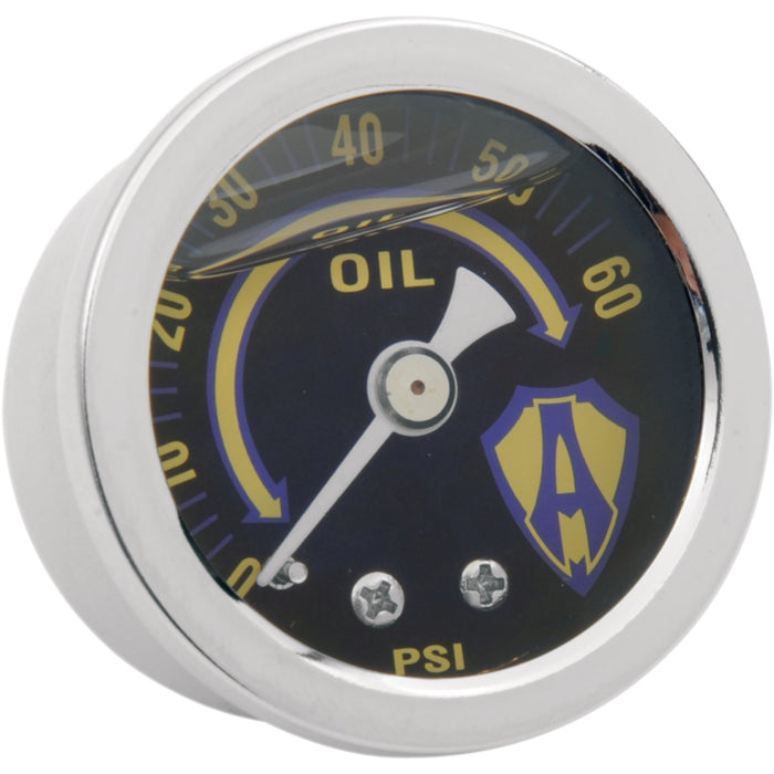 ARLEN NESS DS-245154 15-655 Oil Pressure Gauge Kit — Replacement Oil Pressure Gauge Kit - Replacement - Chrome
