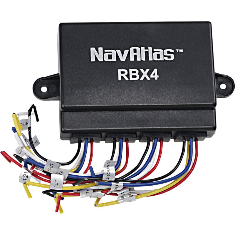 NAVATLAS 2130-0292 RBX4 Accessory Control Module - 4x Relay Box Relay Box - 4 Relays