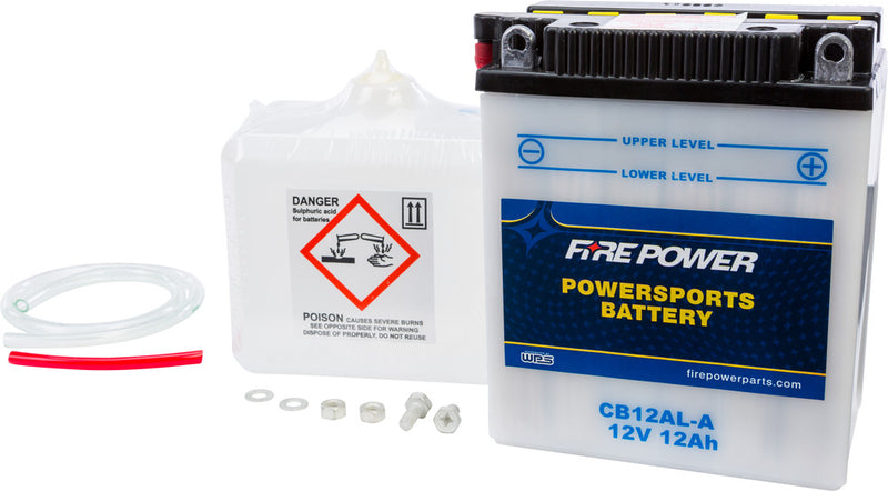 Fire Power Battery W Acid 12V Heavy Duty - CB12AL-A Aprilia Pegaso 650 / Scarabeo 200 2009-2011