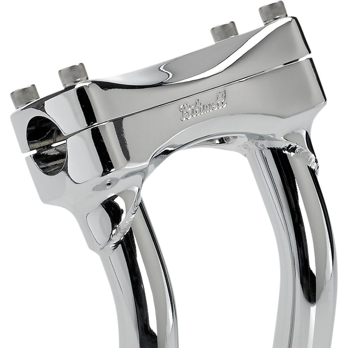 BILTWELL Murdock O/S Riser Risers - Oversized Pullback Chrome