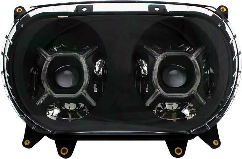 Cyron Road Glide Headlights ` Black - ABIG52A For Harley Road Glide 2015-2023
