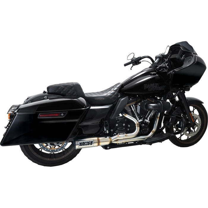 VANCE & HINES 1800-2592 27321 Hi Output RR Exhaust System - Brushed