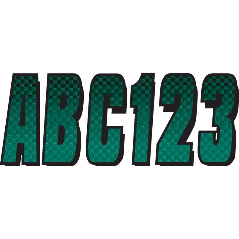 HARDLINE TEBKG300 TEBKG300 Watercraft ID Kit I.D. Sticker Kit - 300 Series - Teal Gradation