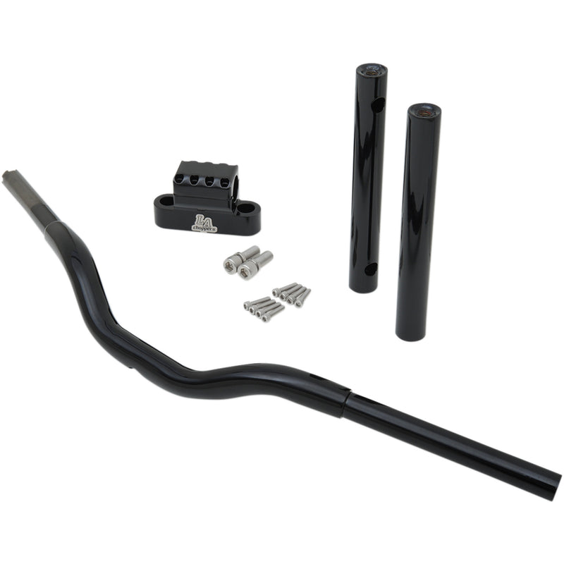 LA CHOPPERS 0601-4455 LA-7335-10B Kage Fighter-T Handlebar - 14" - Black