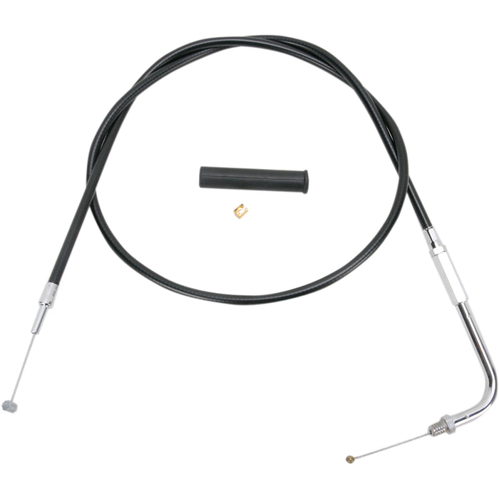 DRAG SPECIALTIES Black Vinyl Cable Throttle