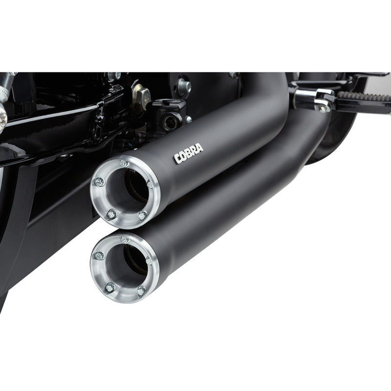 Cobra Speedster Short RPT 2-Into-2 Exhaust System - 6785B For Harley Sportster 2014-2020
