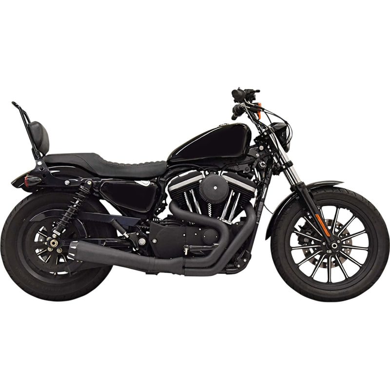 Bassani Xhaust Road Rage 2-Into-1 Exhaust System - 1X52RB For Harley Sportster 2004-2020