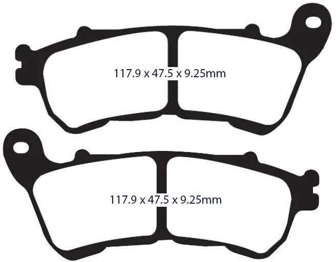 Lyndall Brakes 815-0071 7236-Z BRAKE PAD Z+ FRONT `14-UP SPORTSTER