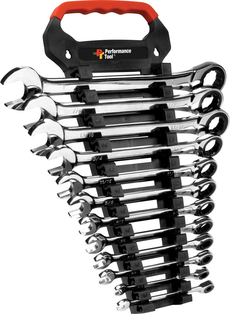 Performance Tool 117-1047 W30641 12 PC SAE RATCHET WRENCH SET