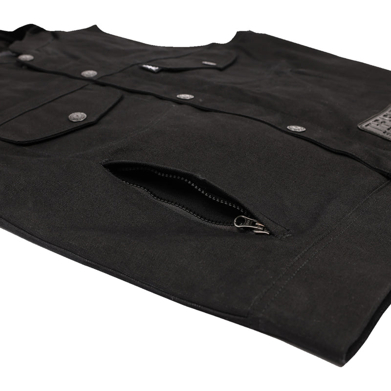 THRASHIN SUPPLY CO. Nightrider v2 Riding Vest Black
