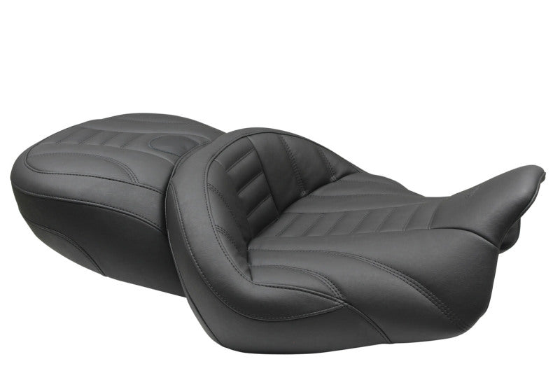 Mustang Motorcycle 79598 Mustang 15-21 Harley Freewheeler Super Touring Deluxe 1PC Seat - Black - Photo - Primary