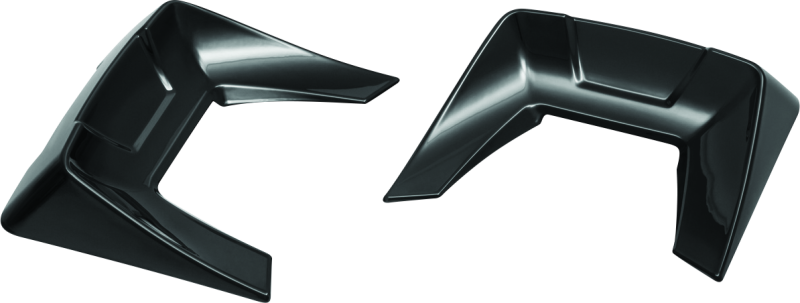 Kuryakyn 7067 Speedform Saddlebag Lid Spoilers 14-Up Touring Models Black - Photo - Primary