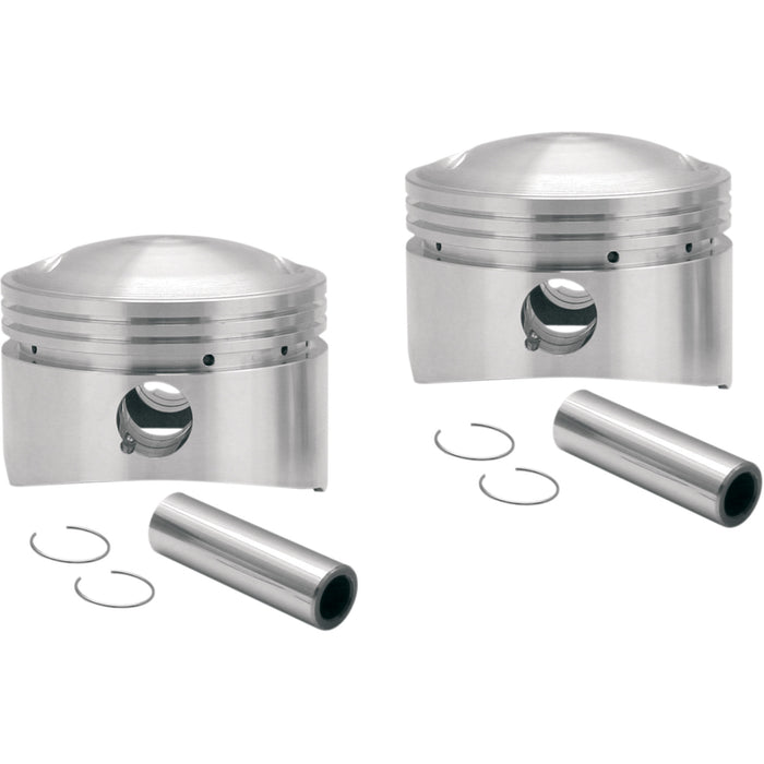 S&S CYCLE 0910-1994 106-5537 Forged 3-5/8" Bore Piston Kit - Shovelhead