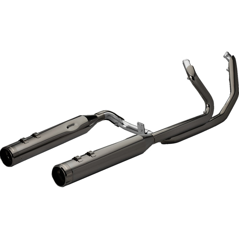 Khrome Werks Dominator-SR 2-Into-1-Into-2 Exhaust System - 201830-SR For Harley Touring 2009-2016