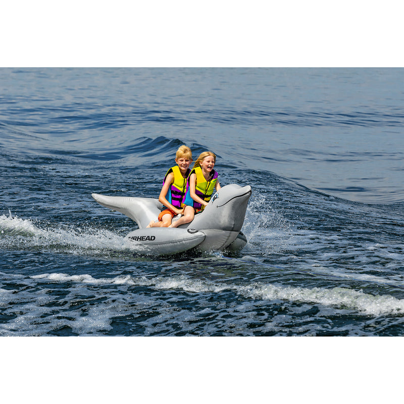 AIRHEAD SPORTS GROUP 4808-0041 AHHD-3056 Towable Riding Tube Tube - Dolphin - Inflatable/Towable - One/Two Rider