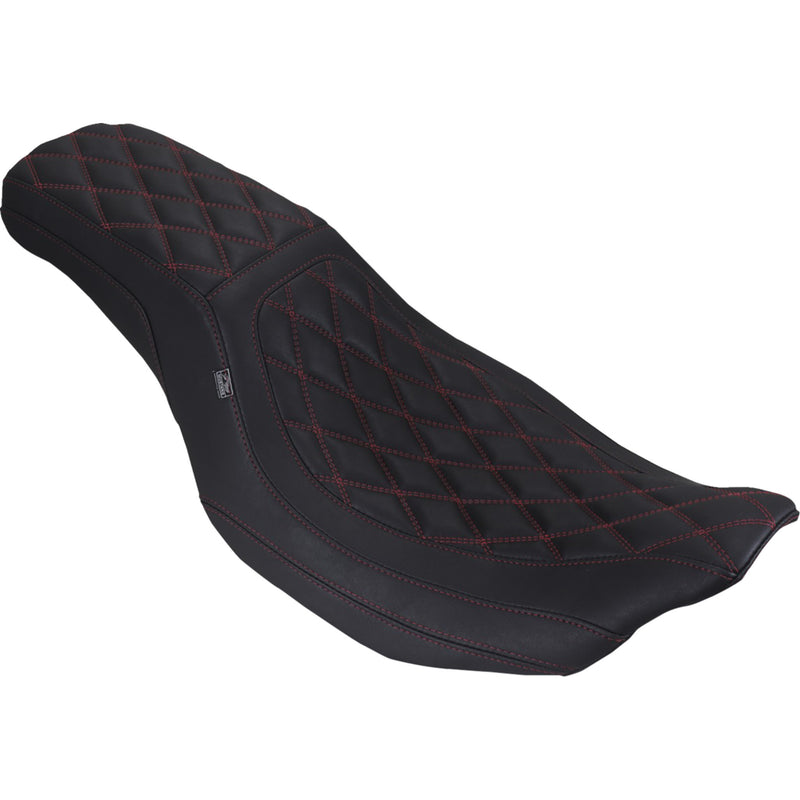 Mustang Squareback Seat - 88514DC For Harley Touring 2023-2026