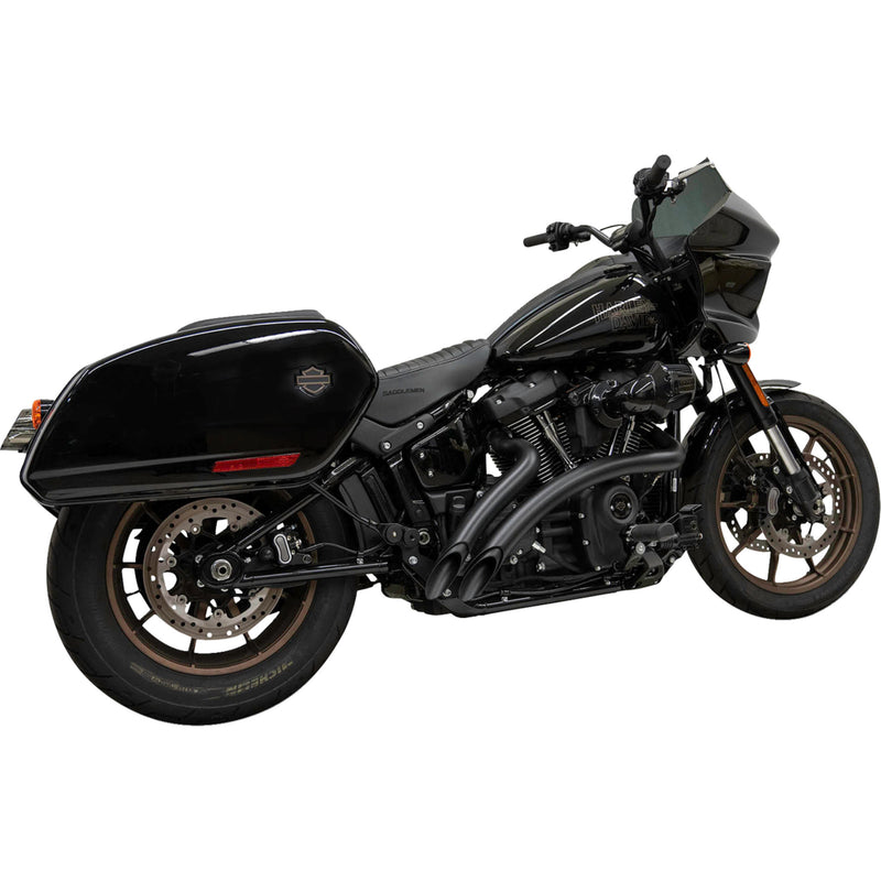 Bassani Xhaust Radius Sweeper 2-Into-2 Exhaust System - 1S21FB For Harley Softail 2018-2025