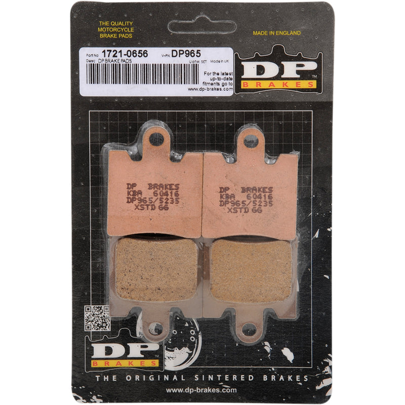 DP BRAKES 1721-0656 DP965 Standard DP Sintered Brake Pads Standard Brake Pads - FJR