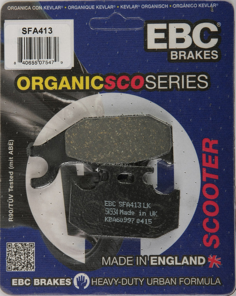 EBC Brake Pads Organic - SFA413 Suzuki 200 Burgman 2014