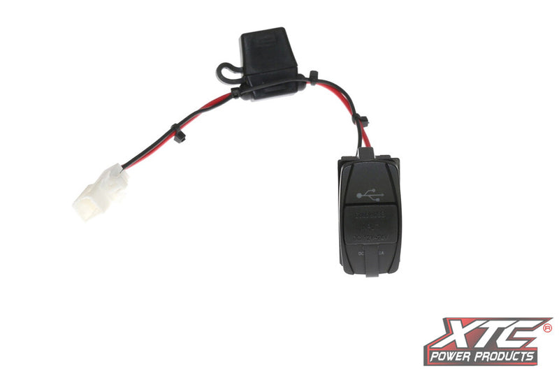 Xtc Power Products Plug N Play Dual USB Power CAN - CAN-SW-USB-2A Can-Am Maverick 2017-2021