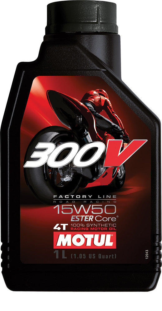 Motul 82-2040 104125 300V COMPETITION SYNTHETIC OIL 4T 15W50 1L