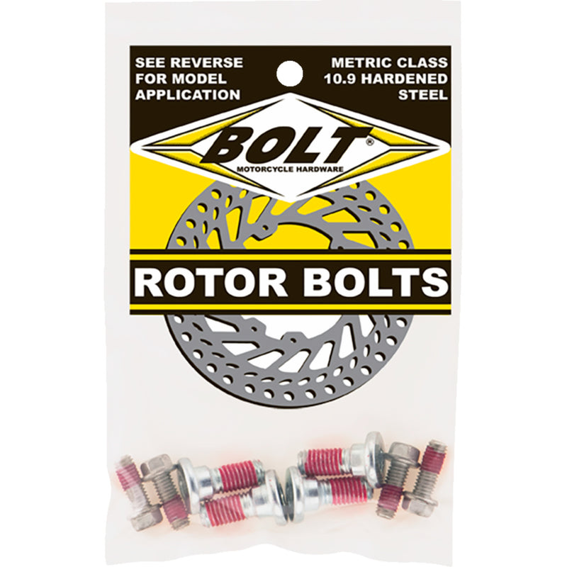 BOLT 2401-1251 HRTR-XRCR Rotor Bolt Kit Bolt - Rotor - 8 Pack - Honda XR/CR