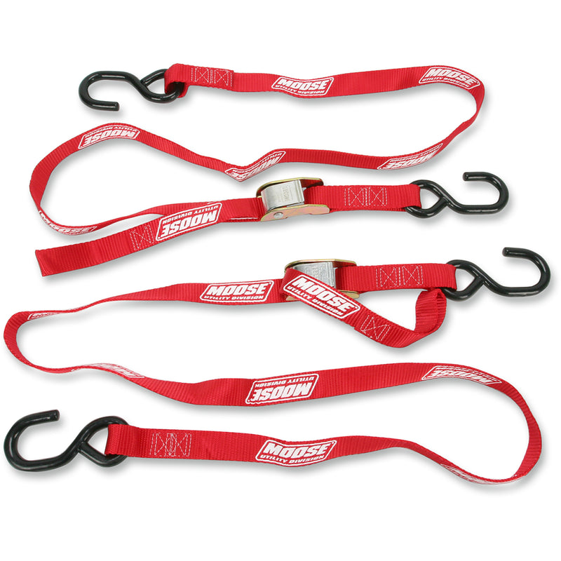MOOSE OFFROAD 3920-0295 3920-0295 Heavy-Duty Tie-Downs Tie-Down - 1" - Red