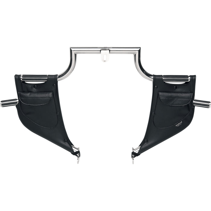 DRAG SPECIALTIES 3550-0039 Lowers for Lindby Highway Bar Plain Lower - Black - VTX1300