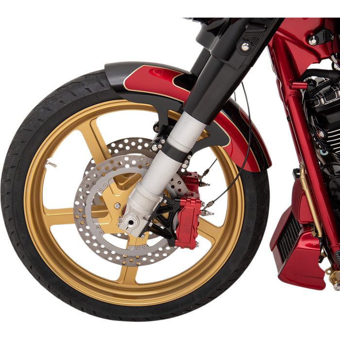 PERFORMANCE MACHINE (PM) 1710-3739 01331800FACLSMG Two-Piece Brake Rotor - Gold Ops Rotor - 11.8" - Front Left