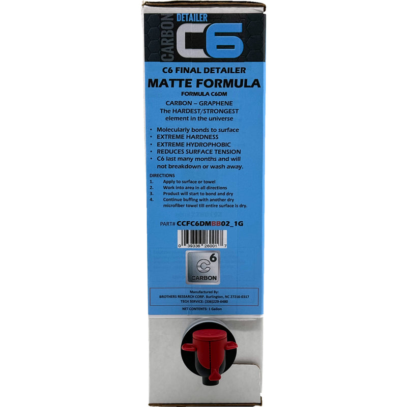 CYCLE CARE FORMULAS 3706-0107 CCFC6MBB02_1G C6 Detailer C6 Matte Detailer - Bag in Box - 1 U.S. Gal.