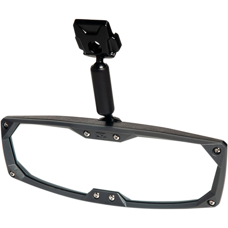 SEIZMIK 0640-1306 56-18059 Halo-R Rear View Mirror with ABS Bezel - Maverick X3 Mirror - Halo R - Rear View - Rectangle - Black w/Black Bezel - Maverick X3/Maverick R