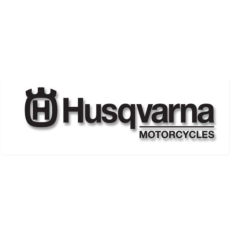 FACTORY EFFEX 4320-2155 22-94652 Die-Cut Logo Decal Die-Cut Decal - 1' - Husqvarana Black
