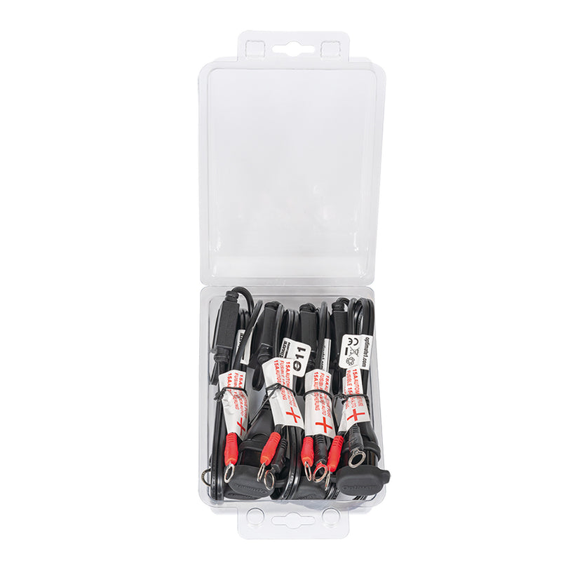 TECMATE 3807-0427 O-11X4 OptiMate™ Eyelet SAE Battery Connection Leads Battery Lead - 5/16" - 4 Pack