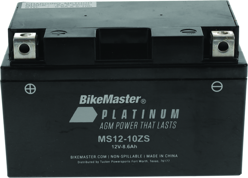 BikeMaster 780701 AGM Battery - MS12-10ZS - Photo - Primary