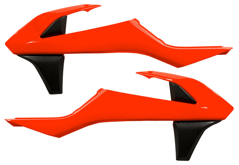 Acerbis Radiator Scoop Fluorescent Orange - 2421084617 KTM Dirt Bikes 2016-2019