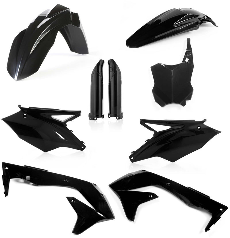 Acerbis Full Plastic Kit Black - 2685840001 Kawasaki KX 450 2018
