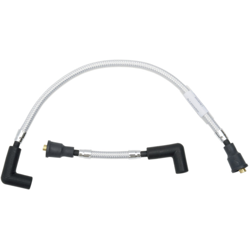 Magnum Shielding Braided Spark Plug Wire Sterling Chromite® Ll FX - 3023C For Harley Motorcycles 1971-1999