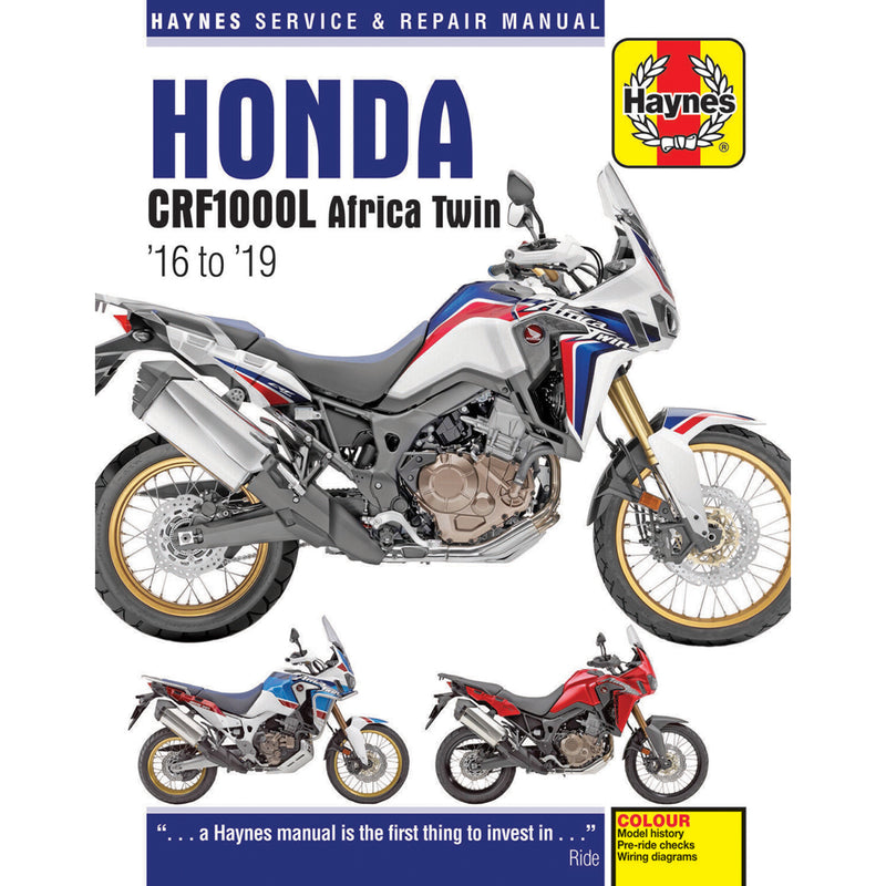 Haynes Service Manual - M6434 Honda CRF 1000 / CRF1000L2 / CRF 1100 2016-2021