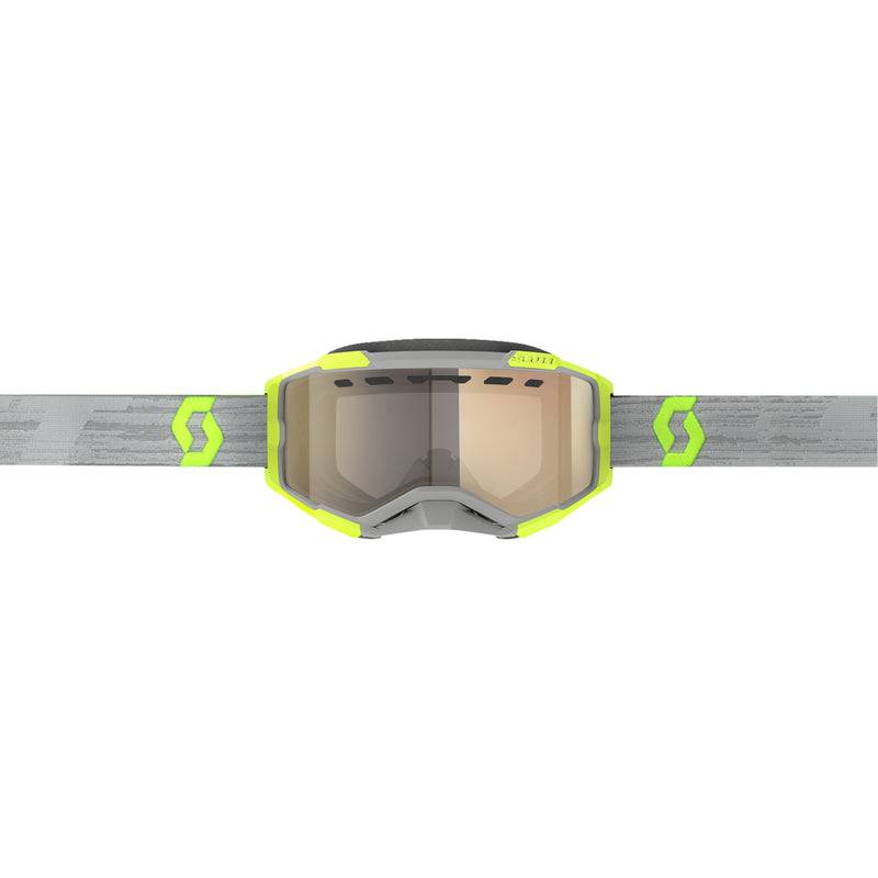 SCOTT 2601-3868  278604-1120245  Fury LS Snow Goggle gray/yellow - light sensitive - bronze chrome