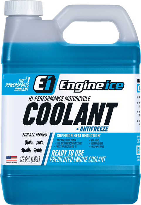 Engine Ice 83-0101 10850 1/2 GAL HI-PERFORMANCE COOLANT 1/2 GAL