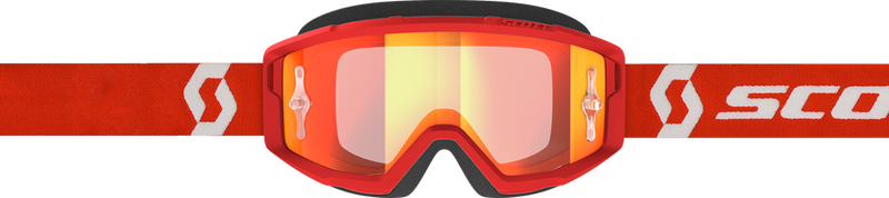 Scott 51-5529 278597-1005280 PRIMAL GOGGLE RED/WHITE ORANGE CHROME WORKS